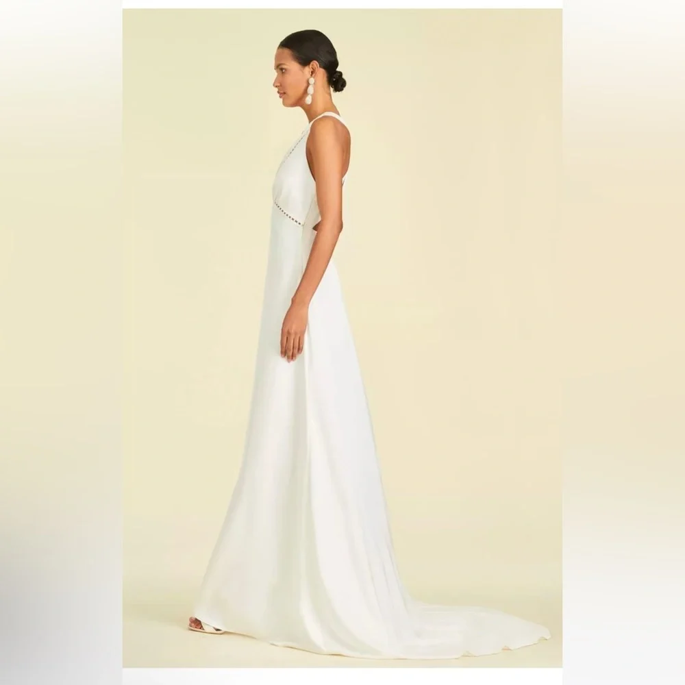 Sachin & Babi size 14 Astor pearl-embellished gown - Picture 4 of 14